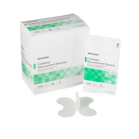 McKesson, Catheter Securement Device  NonSterile, 2.5 Inch Tab, Box Of 50