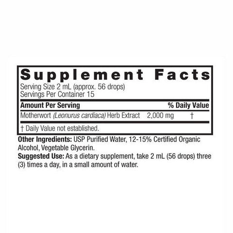Nature's Answer, Motherwort Extract, 2000 Mg, 1 Oz Nature's Answer