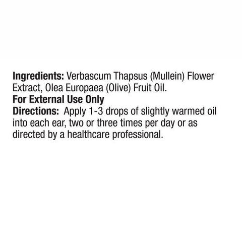 Nature's Answer, Mullein Flower Ear Oil Alcohol-Free, 1 Oz Nature's Answer