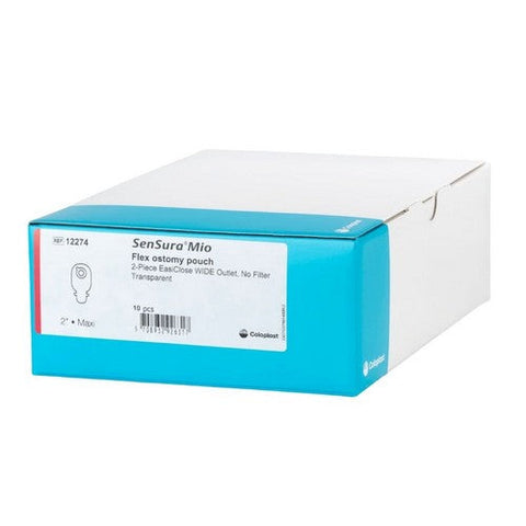 Coloplast, Ostomy Pouch Two-Piece System 11 Inch Length Maxi Drainable 12274, Box Of 10 Coloplast