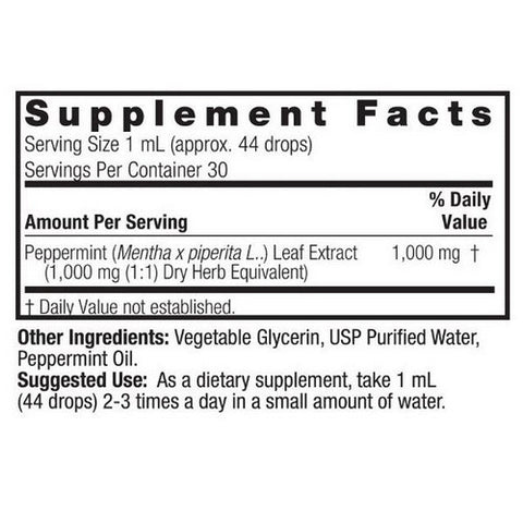 Nature's Answer, Peppermint Herb, Alcohol Free Extract 1 FL Oz