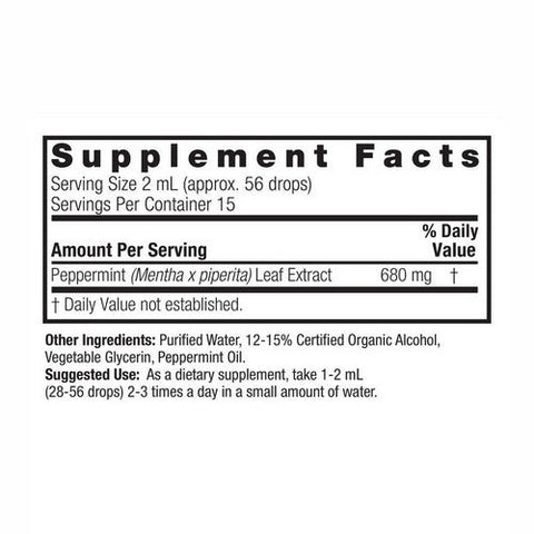 Nature's Answer, Peppermint Herb Extract Low Alcohol, 2000 Mg, 1 Oz Nature's Answer
