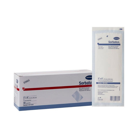 Hartmann Usa Inc, Non-Adherent Dressing Sorbalux  Rayon / Polyester 3 X 8 Inch Sterile, Count of 1