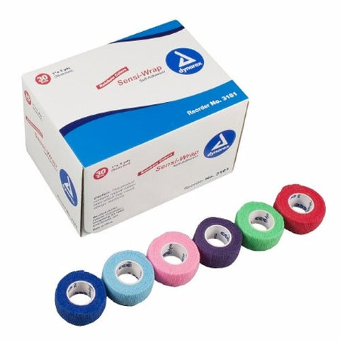Dynarex, Cohesive Bandage Sensi-Wrap 1 Inch, Count of 30