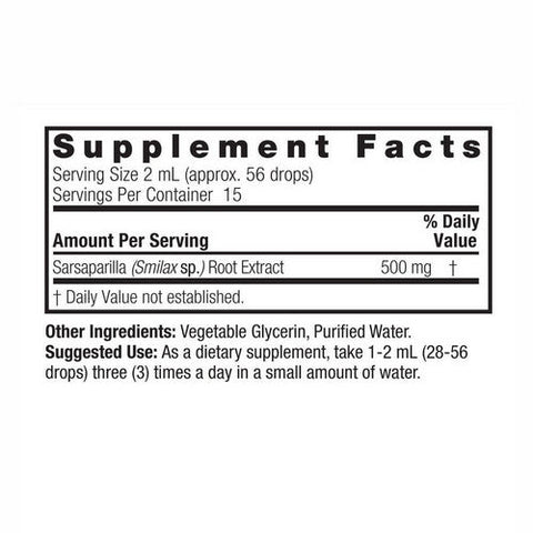 Nature's Answer, Sarsaparilla Root Extract Alcohol Free, 1000 Mg, 1 Oz Nature's Answer