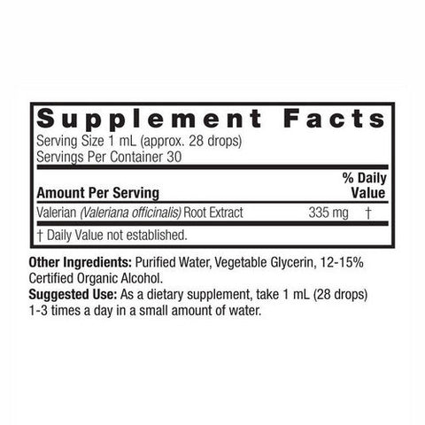 Nature's Answer, Valerian Root Extract Low Alcohol, 1999 Mg, 1 Oz Nature's Answer