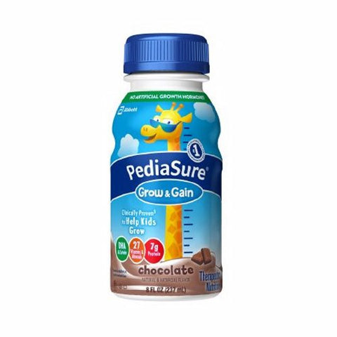 Pediasure, Pediatric Oral Supplement PediaSure  Milk Chocolate Flavor 8 oz. Bottle Ready to Use, Count of 24