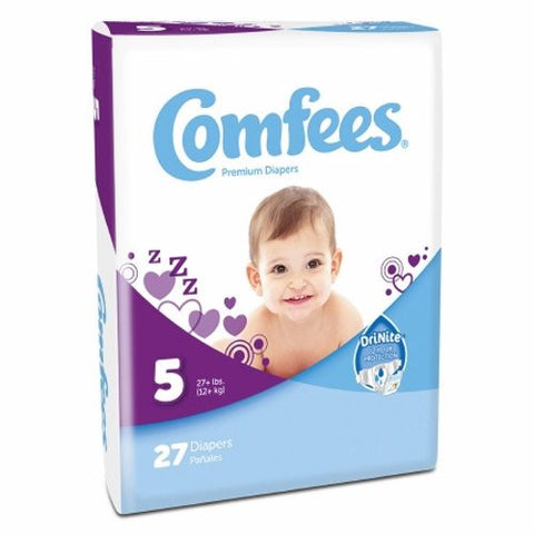 Attends, Premium Baby Diapers With Total Fit System For Boys And Girls Size 5, Count of 27