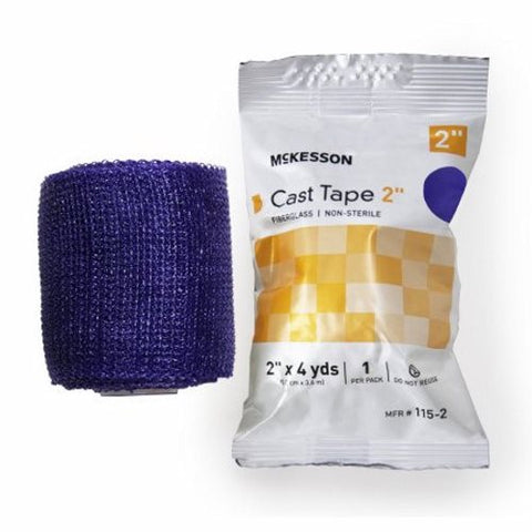 McKesson, Cast Tape 2 Inch X 12 Foot Fiberglass Purple 115-2U, Box Of 10