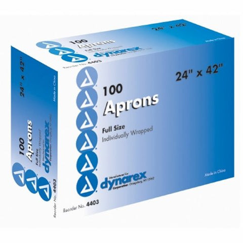 Dynarex, General Purpose Apron, 100 ct