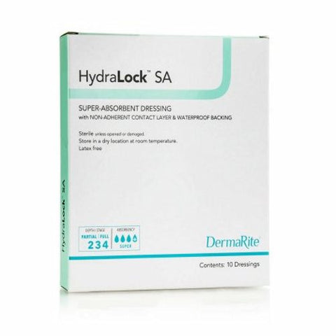DermaRite, Super Absorbent Dressing 6 X10 Inch, Box Of 10