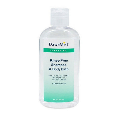 Donovan, Rinse-Free Shampoo and Body Wash DawnMist  4 oz. Flip Top Bottle Scented, 4 Oz