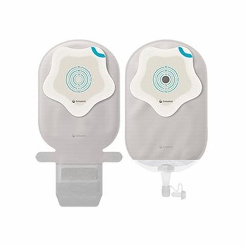 Coloplast, Ostomy Pouch One-Piece System Mini Length Star Shaped 18710, Box Of 10