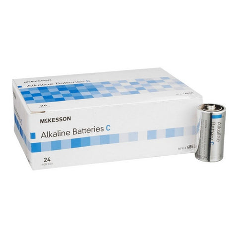 McKesson, Alkaline Battery McKesson C Cell 1.5V Disposable, Box Of 24