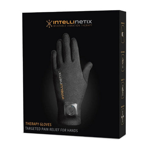Brownmed, Vibration Therapy Glove Intellinetix  Full Finger Small Wrist Length Hand Specific Pair Cotton, 1 Pair Brownmed