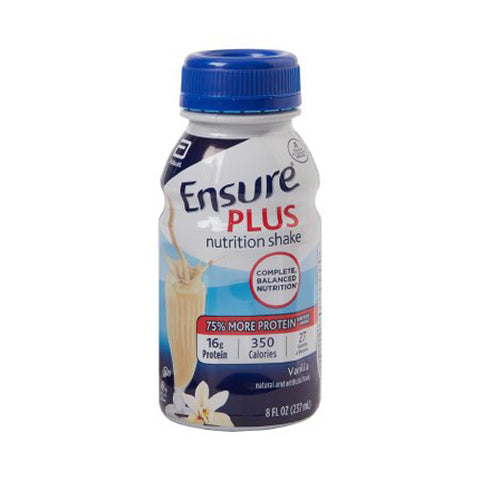 Abbott Nutrition, Ensure Plus Nutritional Shake Vanilla Flavor, Pack Of 6