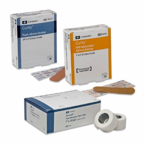 Cardinal, Adhesive Strip 1 X 3 Inch Plastic Rectangle Sheer Sterile 44119, Case Of 72