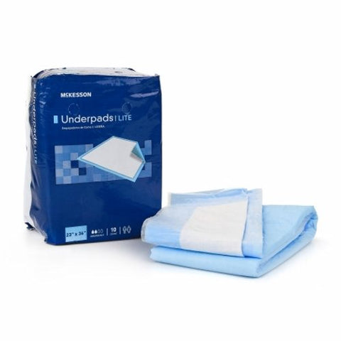 Underpad Classic Blue Case of 150 by McKesson