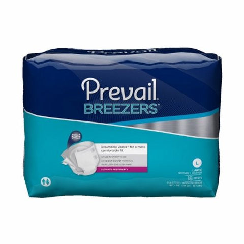 First Quality, Unisex Adult Incontinence Brief Large Disposable Heavy Absorbency PVB-013/2, Pack Of 18