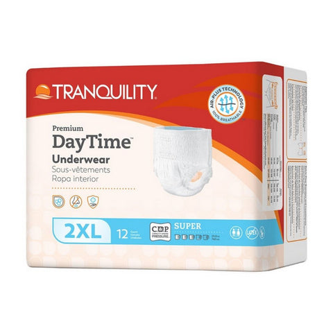 Principle Business Enterprises, Unisex Adult Absorbent Underwear  2X-Large, Count of 12