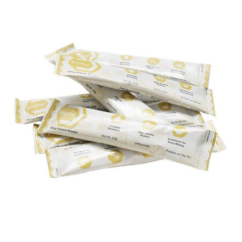 Global Health Products In, Whey Protein Supplement ProCel  Unflavored 6.6 Gram Individual Packet Powder, Count of 250