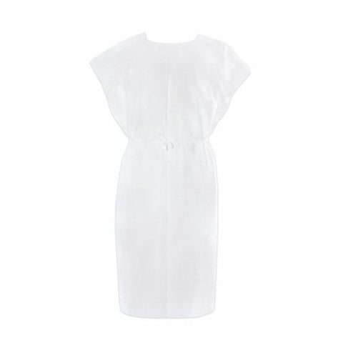 McKesson, Patient Exam Gown McKesson One Size Fits Most White Adult NonSterile, Count of 50