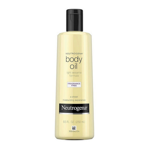Neutrogena, Body Oil Light Sesame Formula Fragrance Free, 8.5 Oz