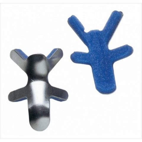 DJO, Finger Splint PROCARE  Frog Style Aluminum / Foam Left or Right Hand Blue / Silver Small, Pack Of 12