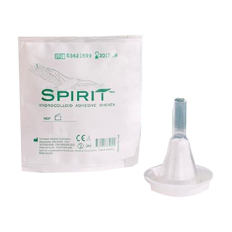 Bard, Male External Catheter Spirit1 Self-Adhesive Seal Hydrocolloid Silicone Large, Count of 100