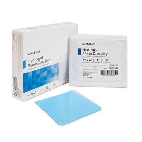 McKesson, Hydrogel Dressing McKesson 4 X 4 Inch Square Sterile, Count of 1 McKesson