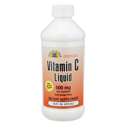 McKesson, Vitamin C Supplement Geri-Care Ascorbic Acid 500 mg Strength Liquid 16 oz., 16 Oz