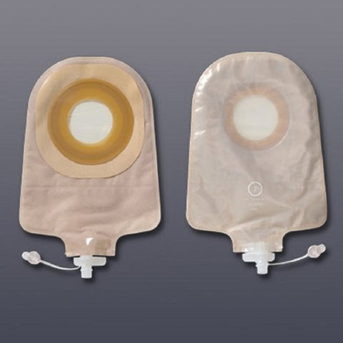 Hollister, Transparent Urostomy Pouch One-Piece System 9 Inch Length 1 Inch Stoma Drainable, Box Of 5