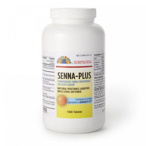 Gericare, Stool Softener Senna  Plus Tablet 1,000 per Bottle 50 mg - 8.6 mg Strength Docusate Sodium / Sennosi, Count of 1