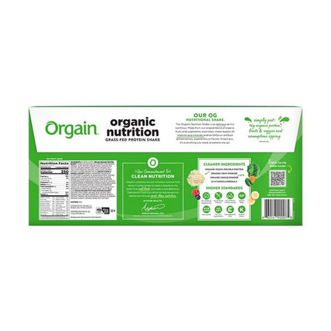 Orgain, Oral Supplement Orgain  Organic Nutritional Shake Iced CafÃ© Mocha Flavor 14 oz. Container Carton Rea, Count of 12