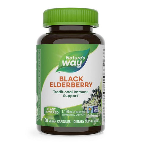 Elderberry 100 Caps (Case of 3) by Nature's Way