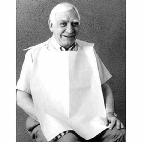 Tidi, Bib Encore Tie Closure Disposable Poly / Tissue, Count of 150