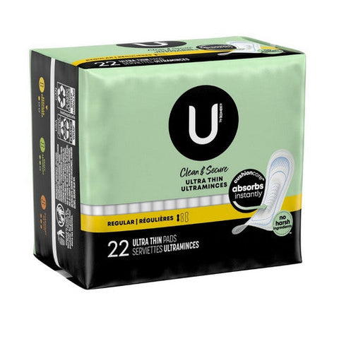 Kimberly Clark, Ultra Thin Maxi Pad Kotex  U, Count of 22 Kimberly Clark