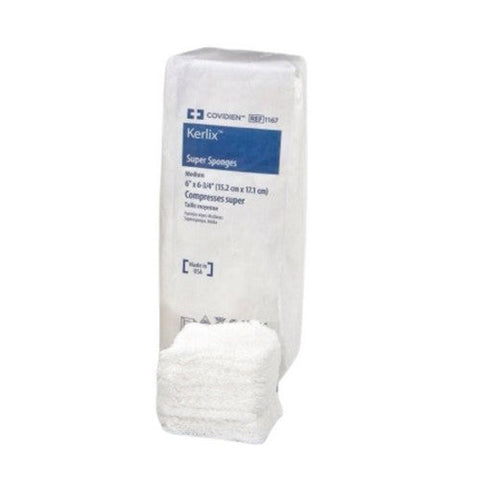 Kerlix, Fluff Dressing Kerlix Gauze 12-Ply 6 X 6-3/4 Inch Rectangle NonSterile, Count of 200 Kerlix