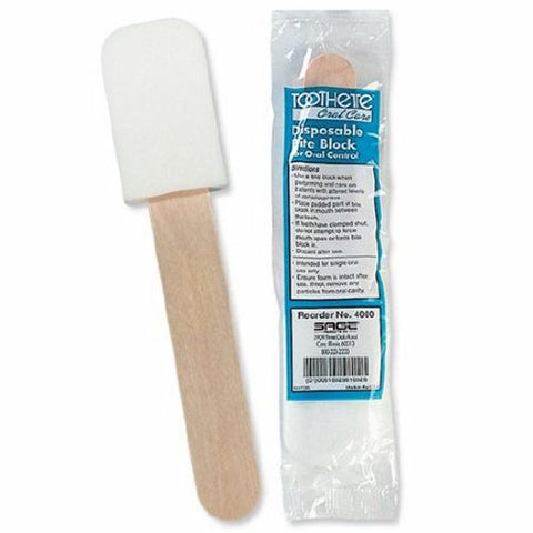 ToothettePlus, Bite Block Tongue Depressor Plastic Disposable, Count of 144