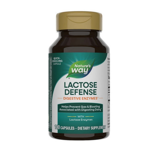 Lactose Defense Digestive Enzymes 100 Caps by Nature's Way
