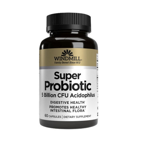 Windmill Health, Super Acidophilus Probiotic, 60 Caps
