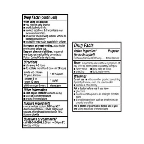 Advance Pharma, Diphenhist, 25mg, 100 Caplets
