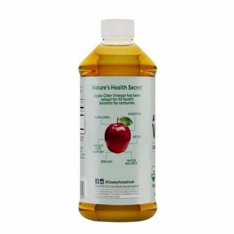 Country Farms, Apple Cider Vinegar, 16 Oz
