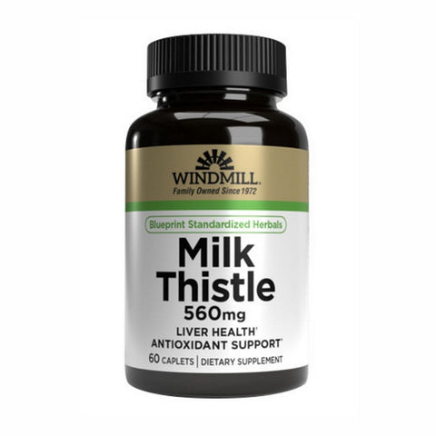 Windmill Health, Milk Thistle, 560mg, 60 Tabs