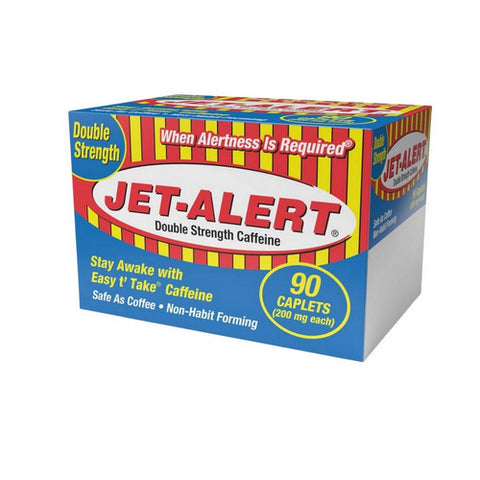 Jet-Alert, Caffeine Tablets, 200 mg, 90 Caplets