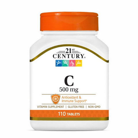 21st Century, Vitamin C, 500mg, 110 Tabs