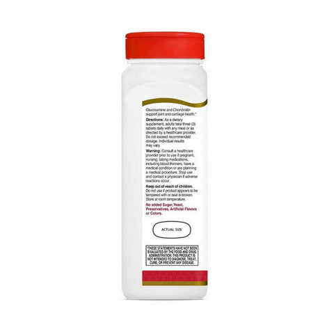 21st Century, Glucosamine Chondriotin, 500 mg/400 mg, 180 Tabs 21st Century