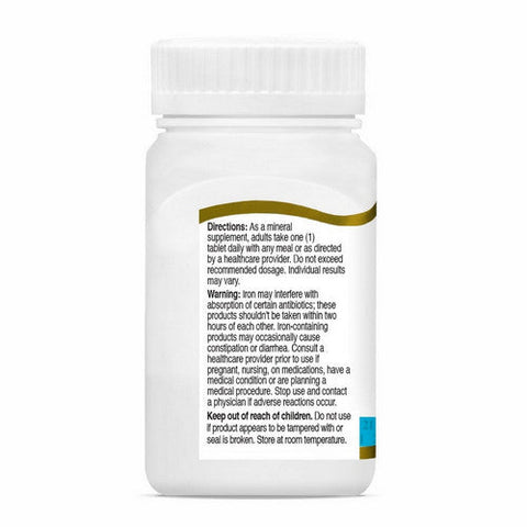 21st Century, Iron Ferrous Sulfate, 325 mg, 120 Tabs 21st Century