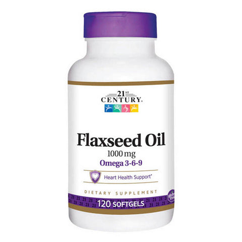 21st Century, Flaxseed Oil, 120 Softgels
