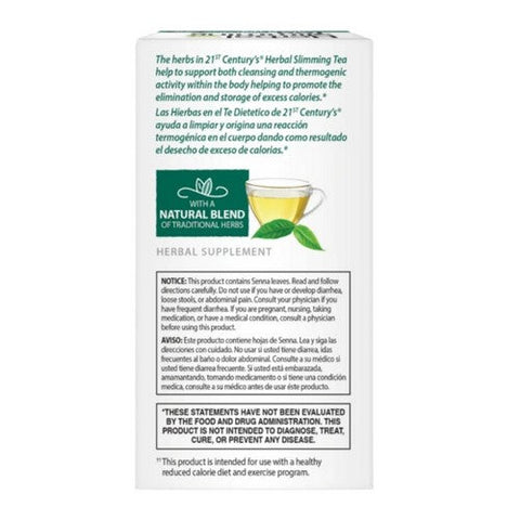21st Century, Herbal Slimming Tea, Green Tea 24 Bags 21st Century